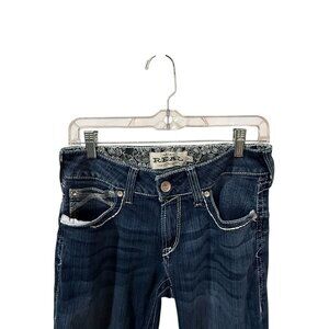 Ariat R.E.A.L Denim Womens 29R Mid-Rise Bootcut Jeans With Embroidered Back Pock